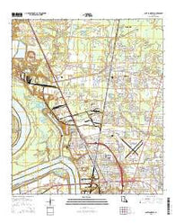 Scotlandville Louisiana Current topographic map, 1:24000 scale, 7.5 X 7.5 Minute, Year 2015