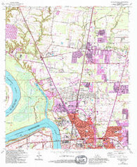 Scotlandville Louisiana Historical topographic map, 1:24000 scale, 7.5 X 7.5 Minute, Year 1963