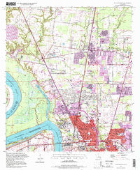 Scotlandville Louisiana Historical topographic map, 1:24000 scale, 7.5 X 7.5 Minute, Year 1995