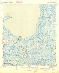 Shell Beach Louisiana Historical topographic map, 1:62500 scale, 15 X 15 Minute, Year 1941