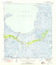 Shell Beach Louisiana Historical topographic map, 1:62500 scale, 15 X 15 Minute, Year 1939