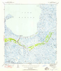 Shell Beach Louisiana Historical topographic map, 1:62500 scale, 15 X 15 Minute, Year 1939