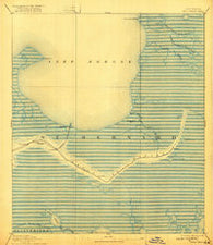 Shell Beach Louisiana Historical topographic map, 1:62500 scale, 15 X 15 Minute, Year 1893