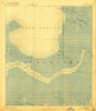 Shell Beach Louisiana Historical topographic map, 1:62500 scale, 15 X 15 Minute, Year 1893