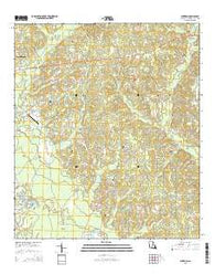 Sheridan Louisiana Current topographic map, 1:24000 scale, 7.5 X 7.5 Minute, Year 2015