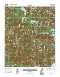 Shiloh Louisiana Historical topographic map, 1:24000 scale, 7.5 X 7.5 Minute, Year 2012