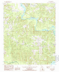 Shiloh Louisiana Historical topographic map, 1:24000 scale, 7.5 X 7.5 Minute, Year 1985