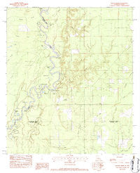 Shoats Creek Louisiana Historical topographic map, 1:24000 scale, 7.5 X 7.5 Minute, Year 1982