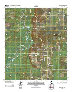 Shoats Creek Louisiana Historical topographic map, 1:24000 scale, 7.5 X 7.5 Minute, Year 2012