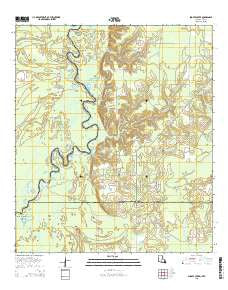 Shoats Creek Louisiana Current topographic map, 1:24000 scale, 7.5 X 7.5 Minute, Year 2015