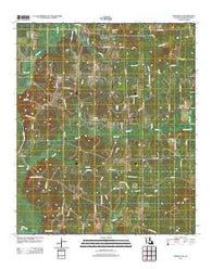 Shongaloo Louisiana Historical topographic map, 1:24000 scale, 7.5 X 7.5 Minute, Year 2012