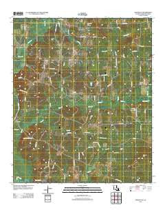 Shongaloo Louisiana Historical topographic map, 1:24000 scale, 7.5 X 7.5 Minute, Year 2012