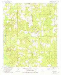 Shongaloo Louisiana Historical topographic map, 1:24000 scale, 7.5 X 7.5 Minute, Year 1981