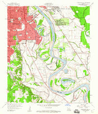 Shreveport East Louisiana Historical topographic map, 1:24000 scale, 7.5 X 7.5 Minute, Year 1959