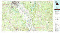 Shreveport South Louisiana Historical topographic map, 1:100000 scale, 30 X 60 Minute, Year 1985