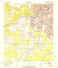 Shreveport West Louisiana Historical topographic map, 1:24000 scale, 7.5 X 7.5 Minute, Year 1955