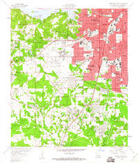 Shreveport West Louisiana Historical topographic map, 1:24000 scale, 7.5 X 7.5 Minute, Year 1959