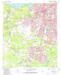 Shreveport West Louisiana Historical topographic map, 1:24000 scale, 7.5 X 7.5 Minute, Year 1980