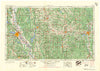Shreveport Louisiana Historical topographic map, 1:250000 scale, 1 X 2 Degree, Year 1956