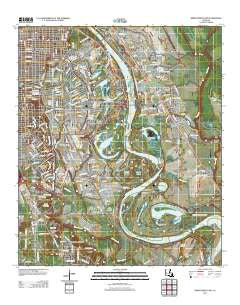 Shreveport East Louisiana Historical topographic map, 1:24000 scale, 7.5 X 7.5 Minute, Year 2012
