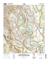 Shreveport East Louisiana Current topographic map, 1:24000 scale, 7.5 X 7.5 Minute, Year 2015