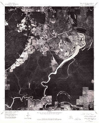 Sicily Island SW Louisiana Historical topographic map, 1:24000 scale, 7.5 X 7.5 Minute, Year 1976