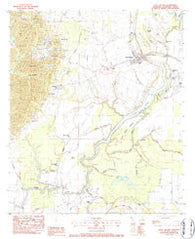 Sicily Island Louisiana Historical topographic map, 1:24000 scale, 7.5 X 7.5 Minute, Year 1983