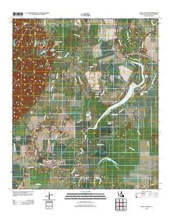 Sicily Island Louisiana Historical topographic map, 1:24000 scale, 7.5 X 7.5 Minute, Year 2012