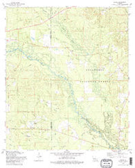 Sieper Louisiana Historical topographic map, 1:24000 scale, 7.5 X 7.5 Minute, Year 1978