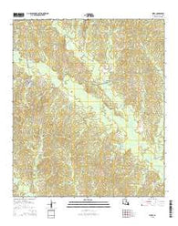 Sikes Louisiana Current topographic map, 1:24000 scale, 7.5 X 7.5 Minute, Year 2015