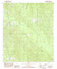 Sikes Louisiana Historical topographic map, 1:24000 scale, 7.5 X 7.5 Minute, Year 1989