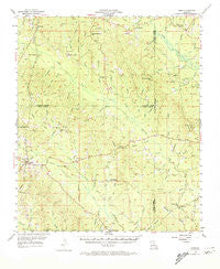 Sikes Louisiana Historical topographic map, 1:62500 scale, 15 X 15 Minute, Year 1954