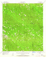 Sikes Louisiana Historical topographic map, 1:62500 scale, 15 X 15 Minute, Year 1954
