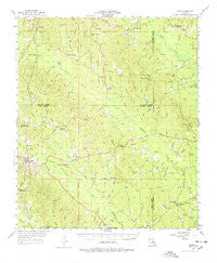 Sikes Louisiana Historical topographic map, 1:62500 scale, 15 X 15 Minute, Year 1954