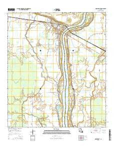 Simmesport Louisiana Current topographic map, 1:24000 scale, 7.5 X 7.5 Minute, Year 2015