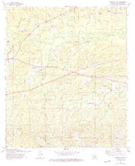 Simpson South Louisiana Historical topographic map, 1:24000 scale, 7.5 X 7.5 Minute, Year 1974