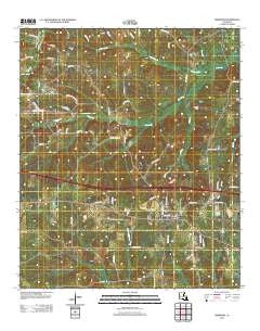 Simsboro Louisiana Historical topographic map, 1:24000 scale, 7.5 X 7.5 Minute, Year 2012