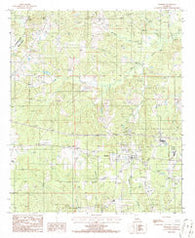 Simsboro Louisiana Historical topographic map, 1:24000 scale, 7.5 X 7.5 Minute, Year 1986