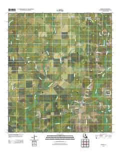 Singer Louisiana Historical topographic map, 1:24000 scale, 7.5 X 7.5 Minute, Year 2012