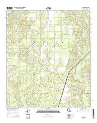 Singer Louisiana Current topographic map, 1:24000 scale, 7.5 X 7.5 Minute, Year 2015