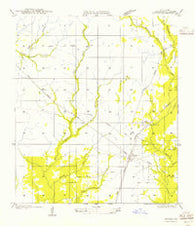 Singer Louisiana Historical topographic map, 1:31680 scale, 7.5 X 7.5 Minute, Year 1954
