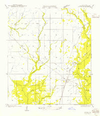 Singer Louisiana Historical topographic map, 1:31680 scale, 7.5 X 7.5 Minute, Year 1954