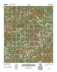Slagle Louisiana Historical topographic map, 1:24000 scale, 7.5 X 7.5 Minute, Year 2012