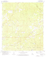 Slagle Louisiana Historical topographic map, 1:24000 scale, 7.5 X 7.5 Minute, Year 1974