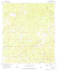 Slagle Louisiana Historical topographic map, 1:24000 scale, 7.5 X 7.5 Minute, Year 1974