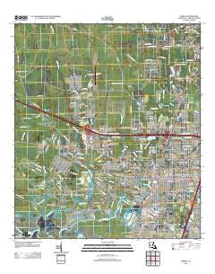 Slidell Louisiana Historical topographic map, 1:24000 scale, 7.5 X 7.5 Minute, Year 2012