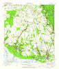 Slidell Louisiana Historical topographic map, 1:62500 scale, 15 X 15 Minute, Year 1950