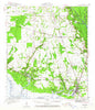 Slidell Louisiana Historical topographic map, 1:62500 scale, 15 X 15 Minute, Year 1950