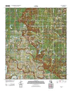 Sligo Louisiana Historical topographic map, 1:24000 scale, 7.5 X 7.5 Minute, Year 2012