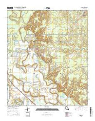 Sligo Louisiana Current topographic map, 1:24000 scale, 7.5 X 7.5 Minute, Year 2015